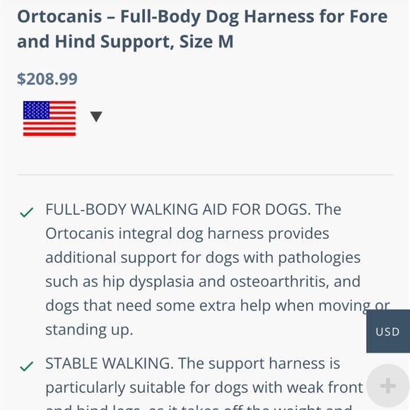 Support Harness OrtoCanis (Front Only) - Picture 8 of 15
